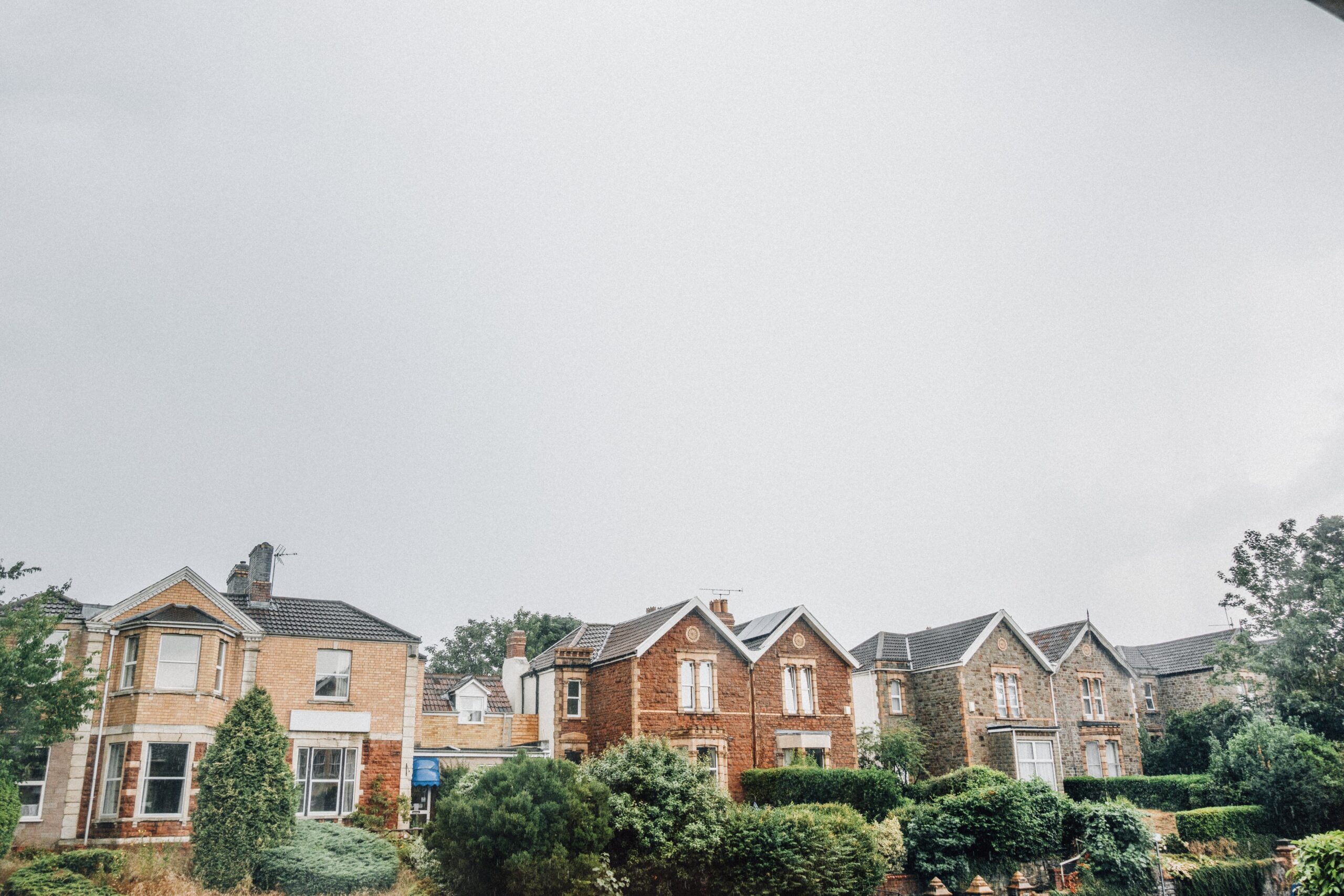 Row of traditional houses in Essex